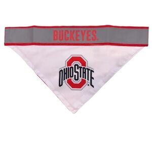 Pets First NCAA Ohio State Buckeyes Reversible Reflective Bandana